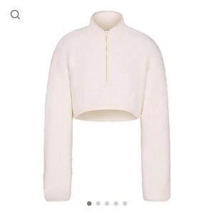 SKIMS Cozy cropped pullover- Bone size S/M